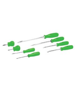 WLMW904GN image(0) - Wilmar Corp. / Performance Tool 8 Piece Screwdriver Set