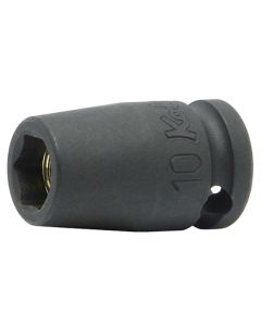 KKN13400MG-19 image(0) - Ko-ken USA 13400MG-19 3/8 Sq. Dr. Socket 19mm 6 point Length 32mm Magnet