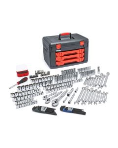 KDT80940 image(1) - GearWrench 219 Piece Mechanics Tool Set Inch 3 Drawer Storage Box