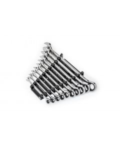 KDT86958 image(1) - GearWrench 10 Piece 90-Tooth 12 Point SAE Combination Ratcheting Wrench Set