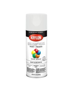 Krylon Semi-Gloss White 12 oz.
