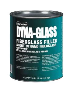 DYN464 image(0) - Dynatron Bondo Dyna-Glass 464 Short Strand Fiberglass Reinforced Body Filler, 1 gal Can, Green, Liquid/Paste