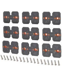 Klein Tools Hard Tool Module Flaps, Rail System, 9-Pack
