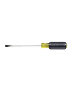 KLE605-4 image(0) - Klein Tools Screwdriver Cushn-Grip Cabinet Tip 1/4"x4"