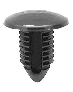 AUVECO AP12766 Single Head Type 1 Front End Stone Shield/Trim Panel Retainer, 7/8 in Dia Bottom Head, Nylon, Black