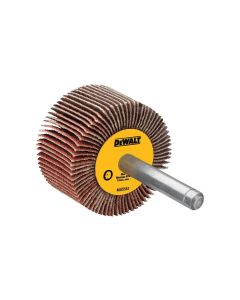 DWTDAFE1H1210 image(0) - DEWALT Flap Wheel, 3-Inch X 1-Inch X 1/4-Inch Hp, 120-Grit