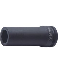 Ko-ken USA 15300M-17 5/8 Sq. Dr. Socket 17mm 6 point Length 90mm