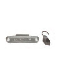PWWP050ZU image(0) - Wegmann Automotive 0.5 oz Zinc Uncoated Clip-on PZU Black Series Wheel Weight (Box of 25)