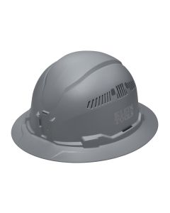 Klein Tools Hard Hat, Vented, Full Brim Style, Orange