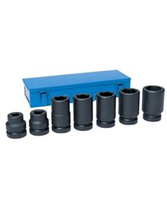 GRE9155 image(1) - Grey Pneumatic 1" Drive 7 Piece Metric Truck Set