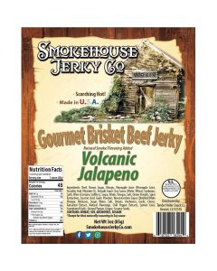 THS183694 image(0) - Tender Heifer Snack Co. Volcanic Jalapeno Gourmet Beef Brisket Jerky - 3 Ounce