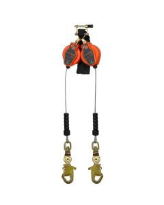 SRW4290008-1 image(0) - FALL SAFE Self Retracting Lifeline (SRL) - MICRO-LOC LE Series - Leading Edge Twin Leg SRL with Swivel Snap Hook - Length: 8-feet