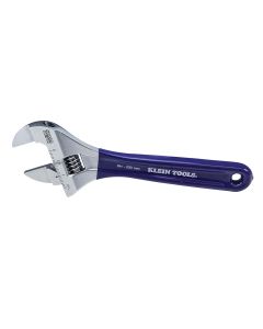 KLED86936 image(0) - Klein Tools Slim-Jaw Adjustable Wrench, 8-Inch