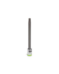 GETHAM5L image(0) - Grip Edge Tools 5mm 1/4" Dr Long RPT Hex bit socket