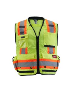MLW48-73-5163 image(1) - Milwaukee Tool Class 2 Surveyor's High Visibility Yellow Safety Vest - 2XL/3XL