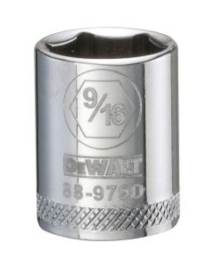 DEWALT 001Pc 38Dr Socket-06Pt-9/16