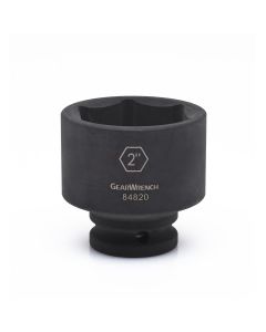GearWrench 3/4 Inch Drive 6 Point Standard Impact SAE Socket 2 Inch