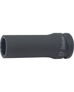 Ko-ken USA 14305M-11 1/2 Sq. Dr. Socket 11mm 12 point Length 80mm