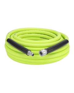 LEGHFZPW426050Q image(1) - Legacy Manufacturing Flexzilla Pressure Washer Hose, 3/8" x 50�, 4200PSI, Integrated Quick Connect Fittings, ZillaGreen