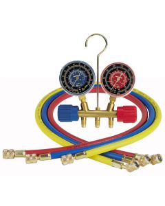 ROB40153 image(1) - Robinair MANIFOLD GAUGE SET WITH THREE 36" HOSES