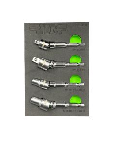 VIMPDUJ100 image(1) - VIM Tools 4 Piece Power Drive UJ Adapter Set