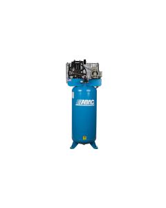 Quincy Compressors ABAC 5 HP Air Compressor 60 Gallon Vertical 175 PSI 230/1/60 14.6 CFM PAT49 Pump 56 Frame Motor
