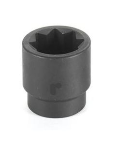 Grey Pneumatic 1/2" Drive x 1-1/8" Standard - 8 Point Socket