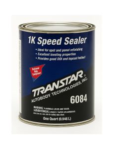 TRP6084 image(0) - Transtar Autobody Products 6084 - 1K Speed Sealer Low VOC 255 Square Feet per Gallon- 1 Quart - Light Gray