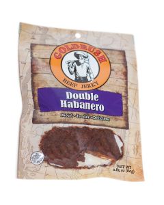 Gold Rush Jerky Double Habanero 2.85 oz. Beef Jerky - 12 Count (3 lbs.)