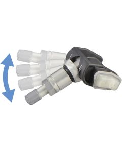 Schrader Programmable TPMS EZ-sensor with Adjutable Aluminum Clamp-in Valve and Aluminum Nut - 12 Pack