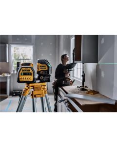 DWTDCLE34020GB image(1) - DEWALT 20V MAX* XR Cordless Cross Line Green Laser (Tool Only)