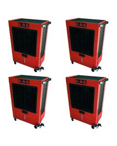 Hessaire M270R 5300 Cfm High Velocity Cooling Fan with Storage - 4 Count