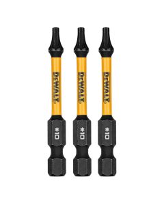 DWTDWAF2TX10IR3 image(1) - DEWALT 2.25In Torx T10 Flextorq 3Pk