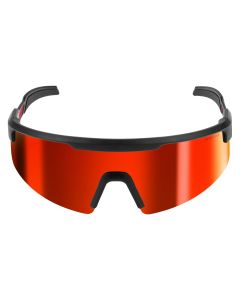 MLW48-73-2500 image(0) - Milwaukee Tool Wrap Around Safety Glasses - Red Mirrored Anti-Scratch Lenses