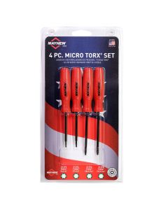 MAY31030 image(1) - Mayhew 4 PC Micro Torx Screwdriver Set