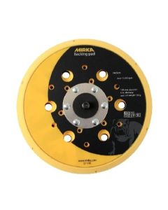 MRK916GV48 image(0) - Mirka Abrasives 916GV48 Grip Faced Vacuum Back-Up Pad, 6 in Dia, Hook and Loop Attachment