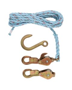 KLE180230SR image(0) - Klein Tools Block and Tackle Spliced to Cat. No. 268 Block