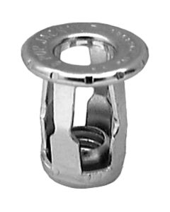 AUVECO METRIC JACK NUTS M6-1.0 THREAD ZINC PLATED