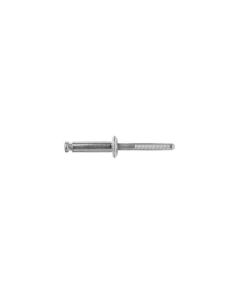 DCO4008PK image(0) - Disco Automotive Hardware 4008PK Peel-Type Glass Stop Rivet, 1/4 in Dia x 33/64 to 19/32 in Grip Range, Aluminum Rivet