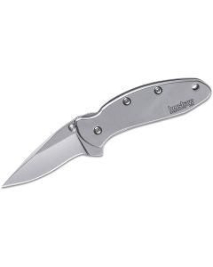 KER1600 image(1) - Kershaw Chive Assisted Open Liner Lock Drop Point Blade EDC Folding Pocket Knife - Silver