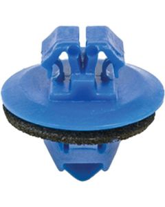 AVC20687 image(0) - AUVECO 20687 Rocker Molding Clip, 17 mm Dia Head x 10 mm L Stem, Nylon, Blue