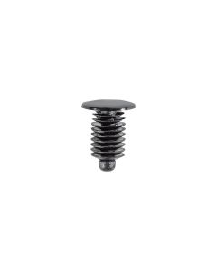 AUVECO AP14921 Single Head Type 1 Weatherstrip Retainer, 10 mm Dia Bottom Head, Nylon, Black