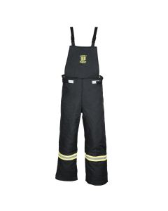 OBRTCG100-BIB-S image(0) - OBERON Bib Overalls - Arc Flash - 100 Cal TCG Ultralight - Color: Black - Size: Small