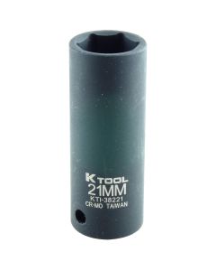 KTI38221 image(2) - K Tool International SOC 21MM 1/2D IMP 6PT DP