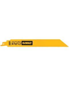 DWTDWAR9114B25 image(0) - DEWALT 9 In Bi-Metal Reciprocating Saw Blade 14 TPI (1 Pack)