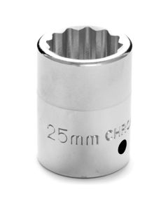 WLMW34825 image(1) - Wilmar Corp. / Performance Tool 3/4" Drive 25mm 12pt Socket