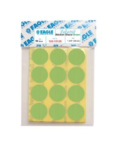 EAG192-15128 image(0) - Eagle Abrasives, Inc. KOVAX Tolecut 192-15128 Touch-Up Abrasive Disc, 1-3/8 in, 2000 Grit, Stickon (PSA) Attachment, Green