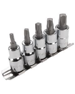 WLMW13500 image(2) - Wilmar Corp. / Performance Tool 5 Piece Mortorq Bit Socket Set