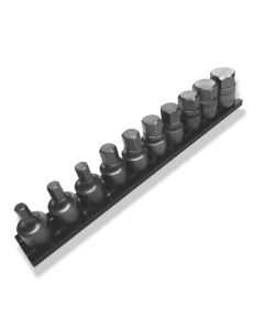 VIMIMPACT-VI6 image(1) - VIM Tools Impact Hex Driver Set, Inch 10 Piece Power Or Hand Approved, 3/8 Square Drive