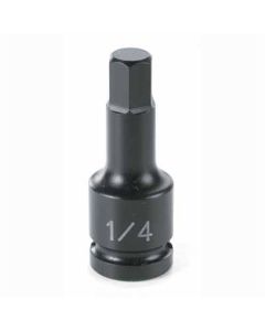 Grey Pneumatic 1/4" Drive x 4mm Hex Driver